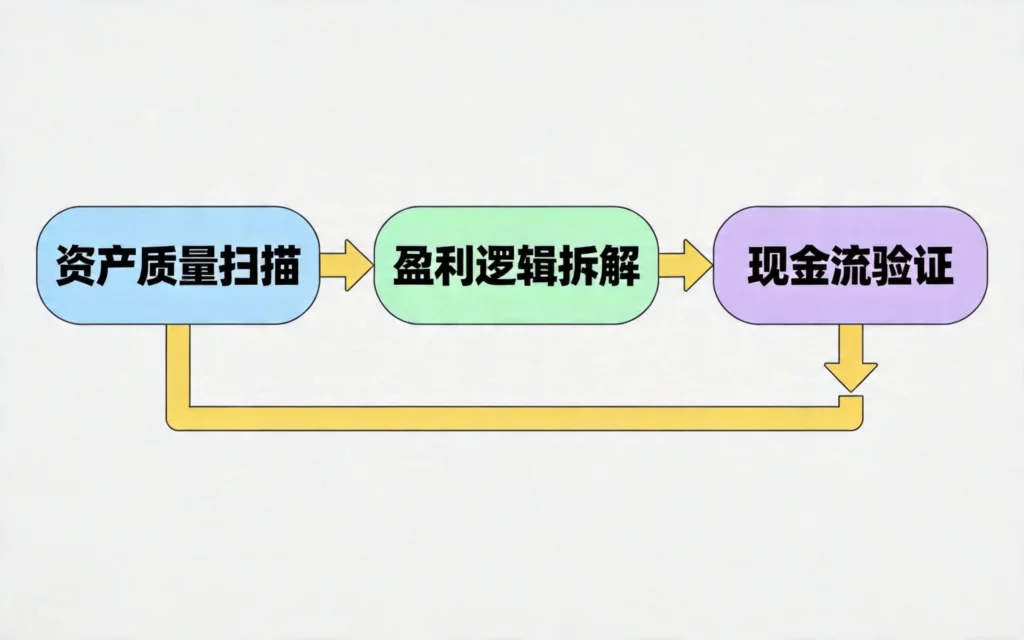 财报分析三维流程步骤