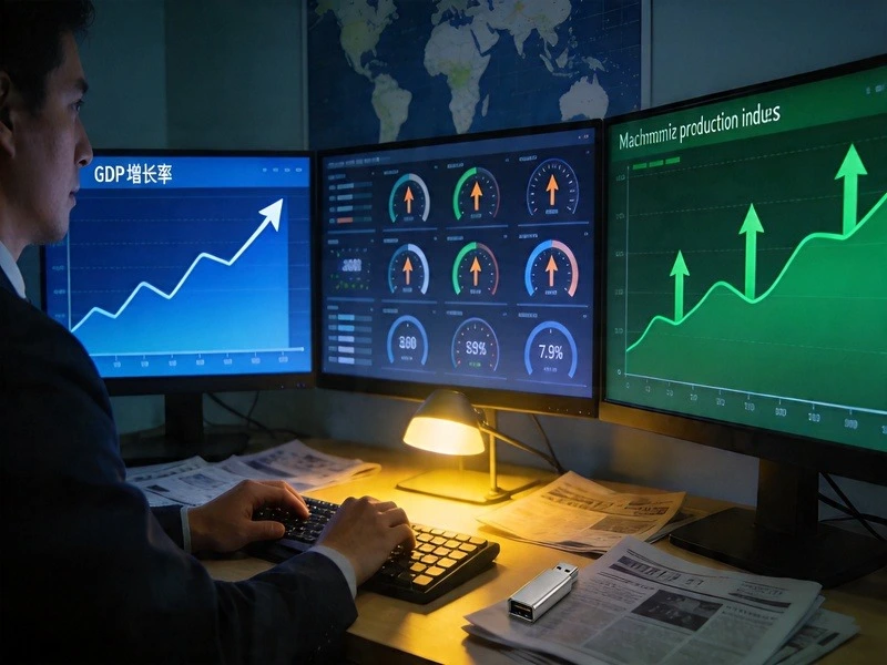 经济运行全景配图 - 工业增加值与投资增速数据分析